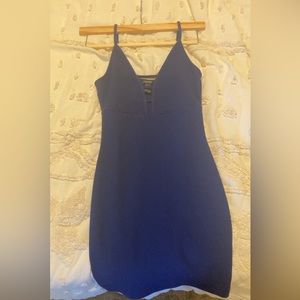 Forever 21 navy cut out bodycon dress